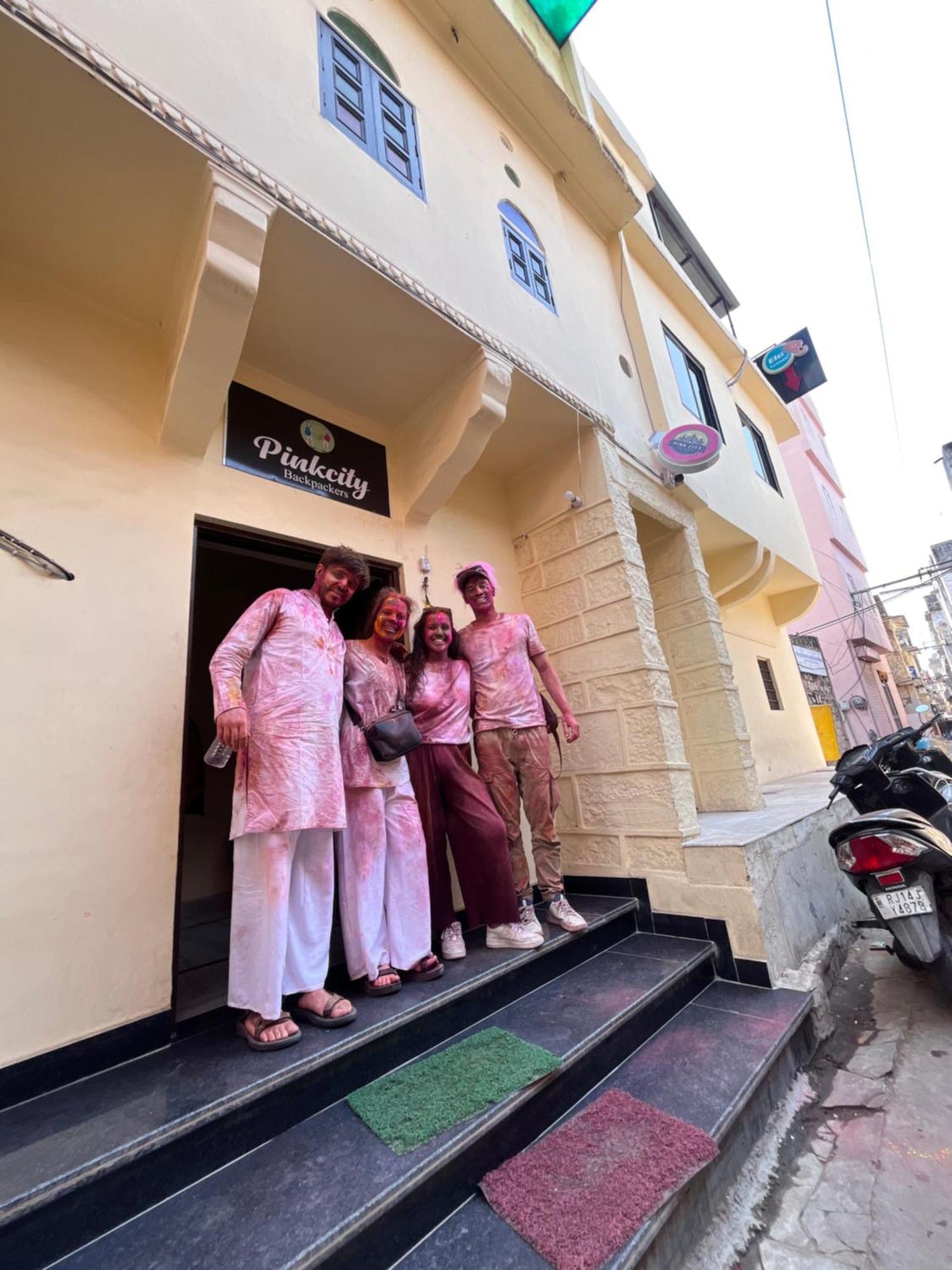 Pink City Backpackers ジャイプール エクステリア 写真